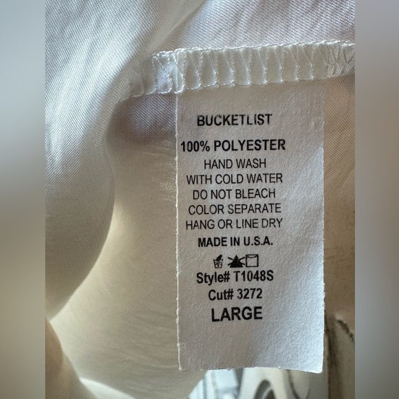 BUCKET LIST Elegant Blouse size Large - Picture 3 of 10
